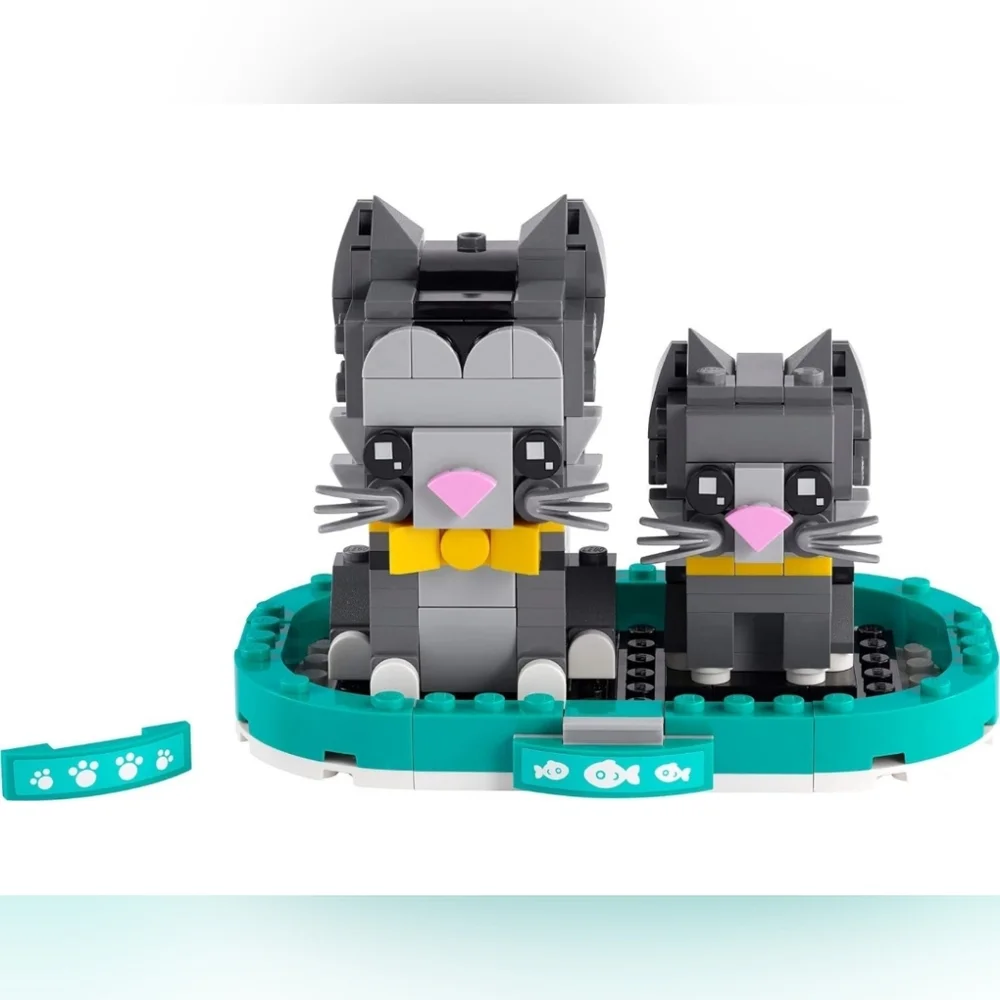 Lego Brick Headz Pets 40441 Kitten #121 Shorthair Cat #121 Building Toy Set NWT